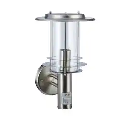 toom Baumarkt toom Außenwandleuchte 'Inox' mit Bewegungsmelder E27 20 W Angebot