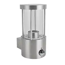 toom Baumarkt toom Außenwandleuchte 'Split' Edelstahl Ø 10,2 x 20,2 cm, mit Bewegungsmelder Angebot