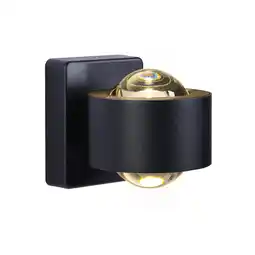 toom Baumarkt toom LED-Außenwandleuchte 'Lima' schwarz Ø 9 x 12 cm Angebot