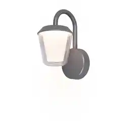 toom Baumarkt toom LED-Außenwandleuchte 'Porto' aluminiumfarben 17,6 x 12 x 24 cm Angebot