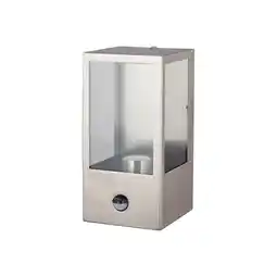 toom Baumarkt toom Außenwandleuchte 'Melbourne' Edelstahl Glas 14,2 x 12 x 24 cm, mit Bewegungsmelder Angebot
