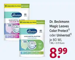 Rossmann Dr. Beckmann Magic Leaves Color Protect oder Universal Angebot