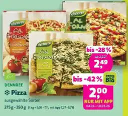 Biomarkt DENNREE Pizza Angebot
