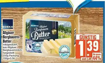 Edeka Allgäuer Bergbauern-butter Angebot