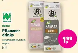 Biomarkt BERIEF Pflanzendrinks Angebot