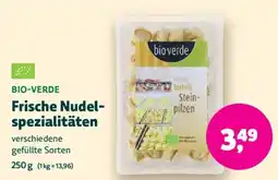 Biomarkt BIO-VERDE Frische Nudelspezialitäten Angebot