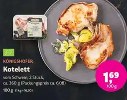 Biomarkt KÖNIGSHOFER Kotelett Angebot