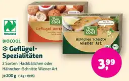 Biomarkt BIOCOOL Geflügel- Spezialitäten Angebot