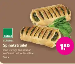 Biomarkt SCHEDEL Spinatstrudel Angebot
