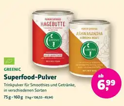 Biomarkt GREENIC Superfood-Pulver Angebot
