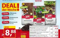 Sonderpreis Baumarkt RINDENMULCH, BLUMENERDE torfreduziert oder PFLANZERDE torfreduziert Angebot