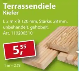 Sonderpreis Baumarkt Terrassendiele Kiefer Angebot