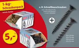 Sonderpreis Baumarkt z. B. Schnellbauschrauben Angebot
