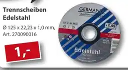 Sonderpreis Baumarkt GERMANIA Trennscheiben Edelstahl Angebot