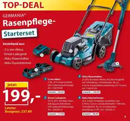 Sonderpreis Baumarkt GERMANIA Rasenpflege- Starterset Angebot
