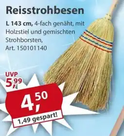 Sonderpreis Baumarkt Reisstrohbesen Angebot