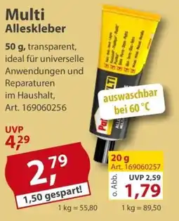 Sonderpreis Baumarkt Pattex Multi Alleskleber Angebot