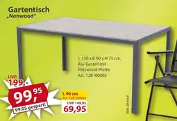 Sonderpreis Baumarkt Gartentisch ,,Nonwood" Angebot