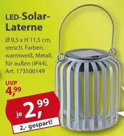 Sonderpreis Baumarkt LED-Solar- Laterne Angebot