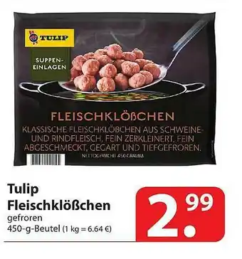 Famila Nord Ost Tulip Fleischklößchen Angebot