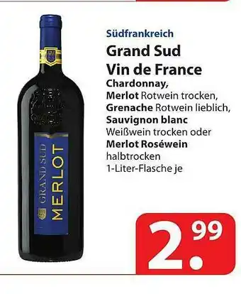 Famila Nord Ost Südfrankreich Grand Sud Vin De France Angebot