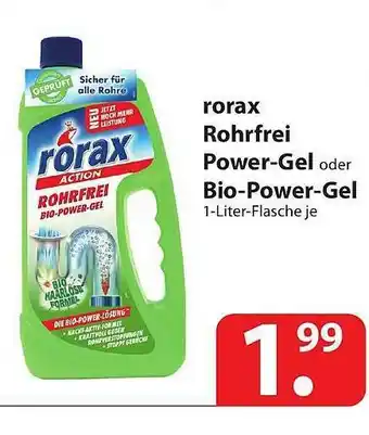 Famila Nord Ost Rorax Rohrfrei Power-gel Oder Bio Power-gel Angebot