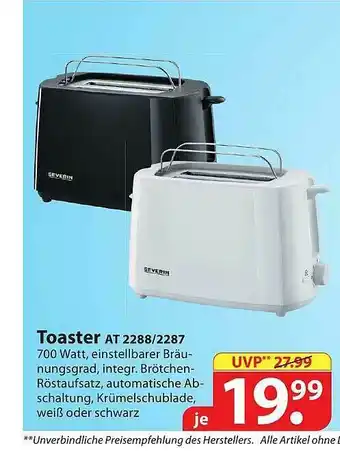 Famila Nord Ost Toaster Angebot