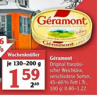 Globus Géramont Angebot