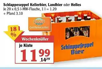 Globus Schappeseppel Kellerbier, Landbier Oder Helles Angebot