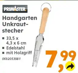 Globus Baumarkt PRIMASTER Handgarten Unkraut- stecher Angebot