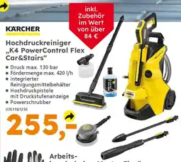 Globus Baumarkt KARCHER Hochdruckreiniger ,,K4 PowerControl Flex Car&Stairs" Angebot