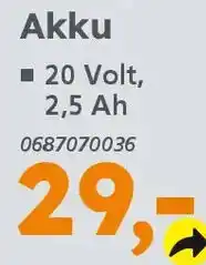 Globus Baumarkt PRIMASTER Akku Angebot