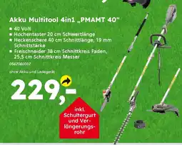 Globus Baumarkt PRIMASTER Akku Multitool 4in1,,PMAMT 40" Angebot