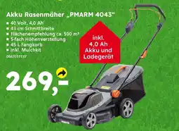 Globus Baumarkt PRIMASTER Akku Rasenmäher,,PMARM 4043" Angebot