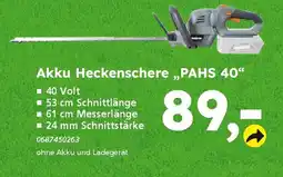 Globus Baumarkt PRIMASTER Akku Heckenschere,,PAHS 40" Angebot