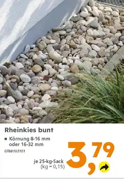 Globus Baumarkt Rheinkies bunt Angebot