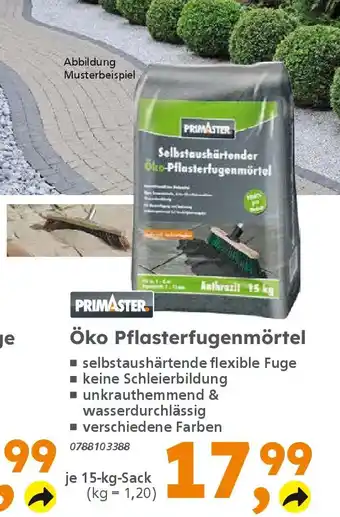 Globus Baumarkt PRIMASTER Öko Pflasterfugenmörtel Angebot