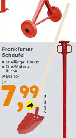 Globus Baumarkt Frankfurter Schaufel Angebot