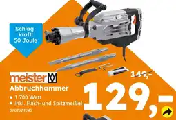 Globus Baumarkt meister Abbruchhammer Angebot