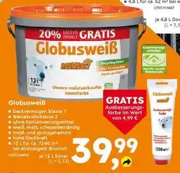 Globus Baumarkt Globusweiß Angebot