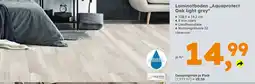 Globus Baumarkt Laminatboden „Aquaprotect Oak light grey" Angebot