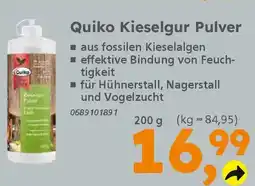 Globus Baumarkt Quiko Kieselgur Pulver Angebot