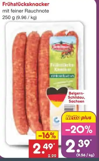 Netto Marken-Discount Schildauer Frühstücksknacker Angebot
