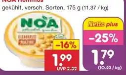 Netto Marken-Discount NOA Hummus Vegan Angebot