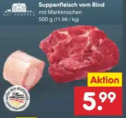 Netto Marken-Discount Gut Ponholz Suppenfleisch vom Rind Angebot