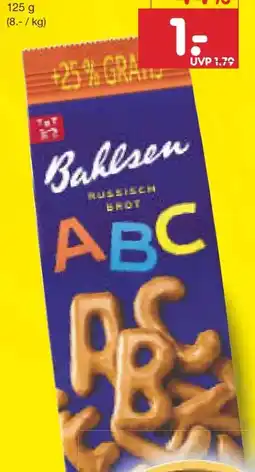 Netto Marken-Discount Bahlsen ABC Russisch Brot Angebot