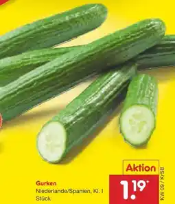 Netto Marken-Discount Gurke Angebot