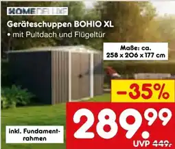 Netto Marken-Discount Home Deluxe Geräteschuppen Bohio XL Angebot