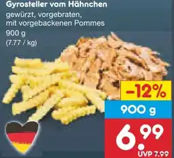 Netto Marken-Discount Gyrosteller vom Hähnchen Angebot