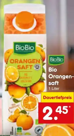Netto Marken-Discount BioBio Bio-Orangensaft Angebot